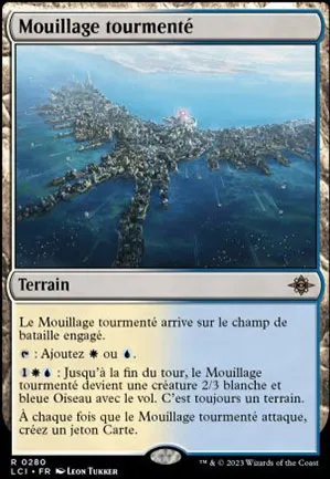 Mouillage tourmenté