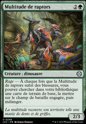 Multitude de raptors