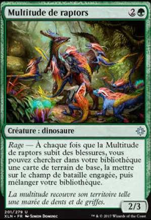 Multitude de raptors