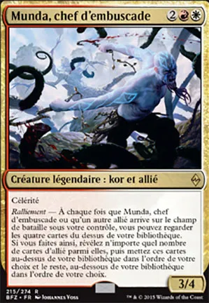 Munda, chef d'embuscade