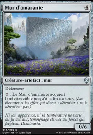 Mur d'amarante