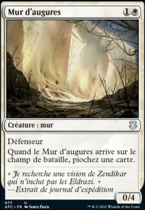 Mur d'augures