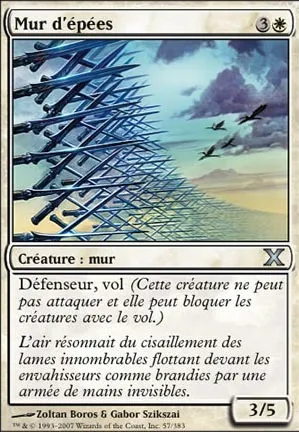 Mur d'épées