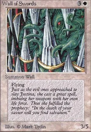 Mur d'épées