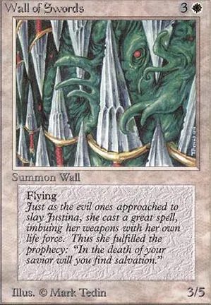 Mur d'épées