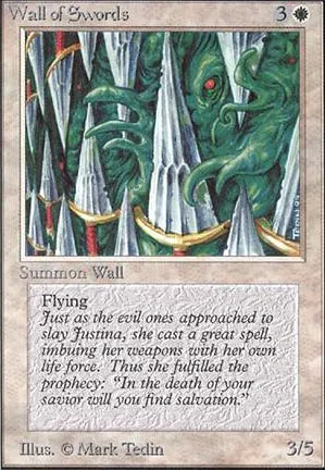 Mur d'épées