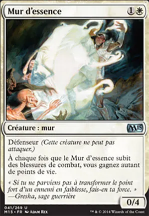 Mur d'essence