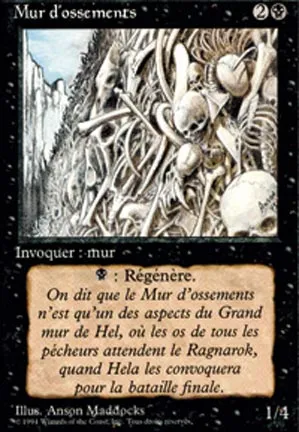 Mur d'ossements