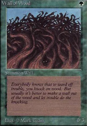Mur de bois
