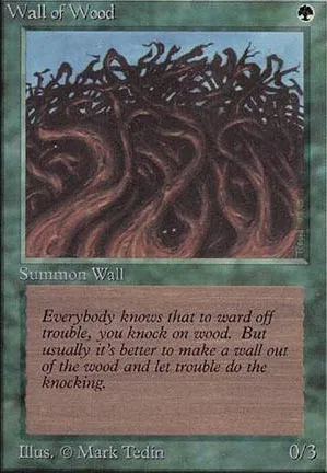 Mur de bois
