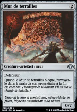 Mur de ferrailles
