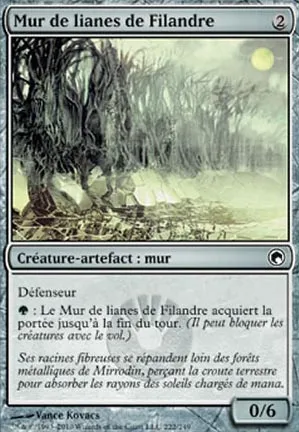 Mur de lianes de Filandre