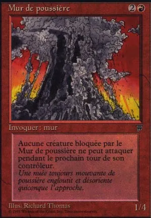 Mur de poussière