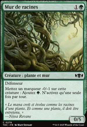 Mur de racines