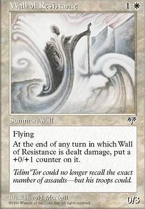 Mur de résistance