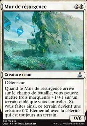 Mur de résurgence