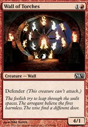 Mur de torches