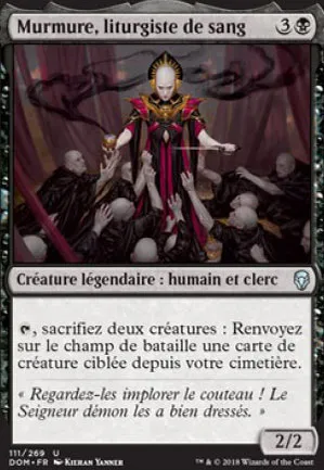 Murmure, liturgiste de sang