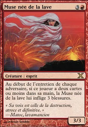 Muse née de la lave