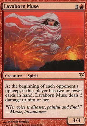 Muse née de la lave
