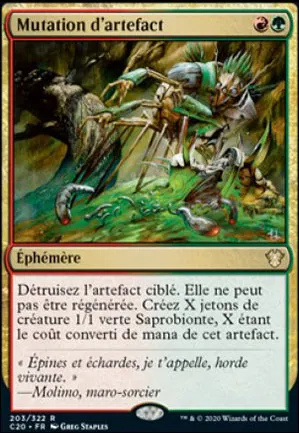 Mutation d'artefact
