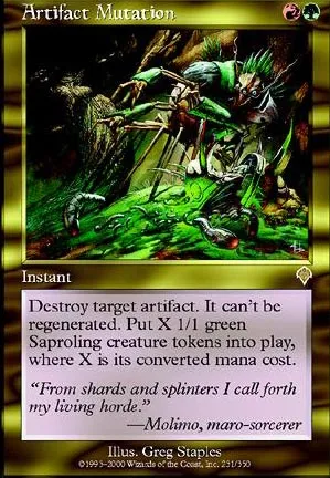 Mutation d'artefact