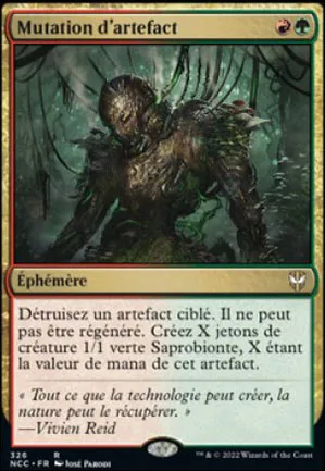 Mutation d'artefact
