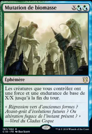 Mutation de biomasse