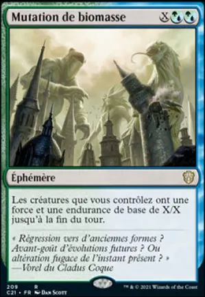 Mutation de biomasse