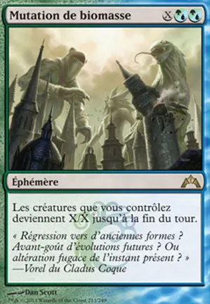 Mutation de biomasse