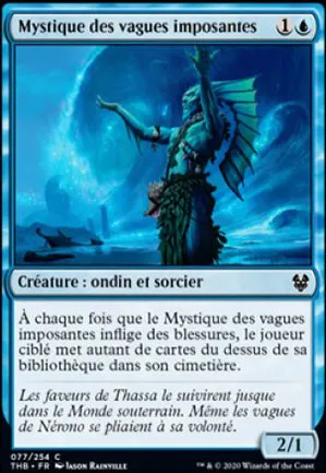 Mystique des vagues imposantes