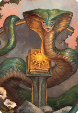 Naga gardien - Illustration