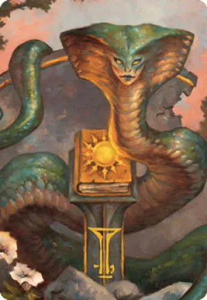 Naga gardien - Illustration