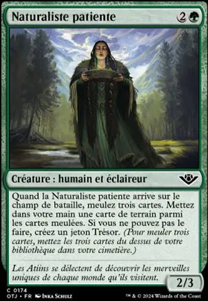 Naturaliste patiente
