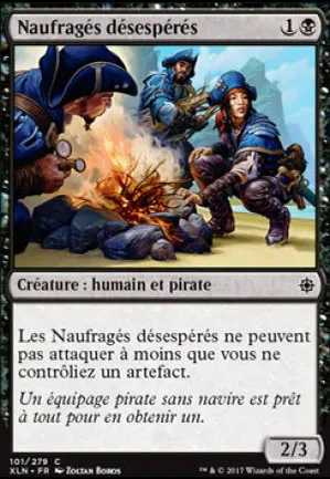 Naufragés désespérés