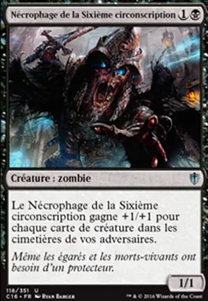 Nécrophage de la Sixième circonscription