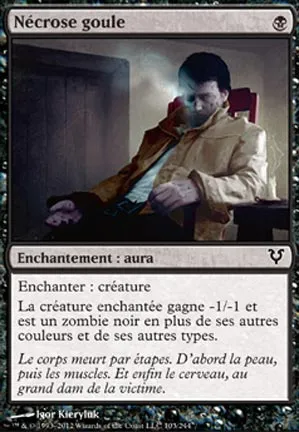 Nécrose goule