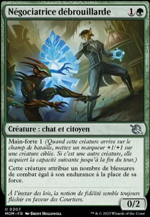 Négociatrice débrouillarde