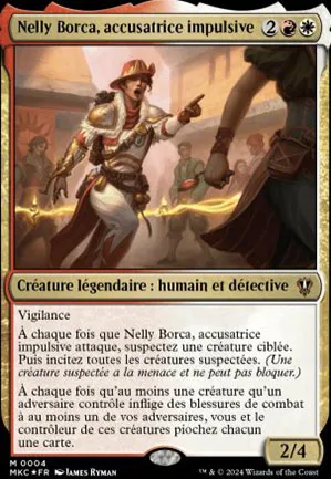 Nelly Borca, accusatrice impulsive
