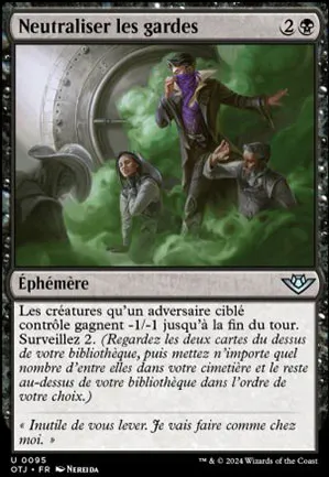 Neutraliser les gardes