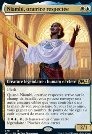 Niambi, oratrice respectée