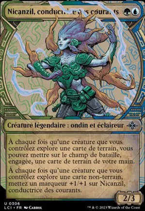 Nicanzil, conductrice des courants