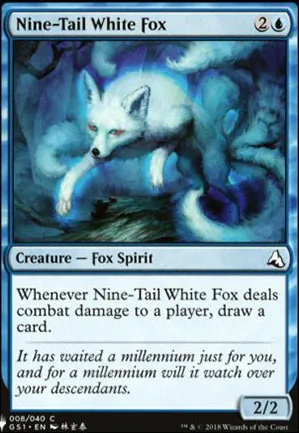 Nine-Tail White Fox