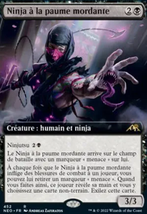 Ninja à la paume mordante
