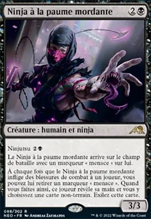 Ninja à la paume mordante