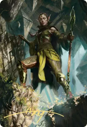 Nissa des branches enténébrées - Illustration