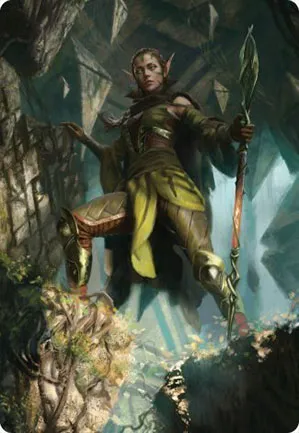 Nissa des branches enténébrées - Illustration