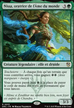 Nissa, oratrice de l'Âme du monde