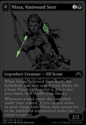 Nissa, voyante de Vastebois // Nissa, sage animiste