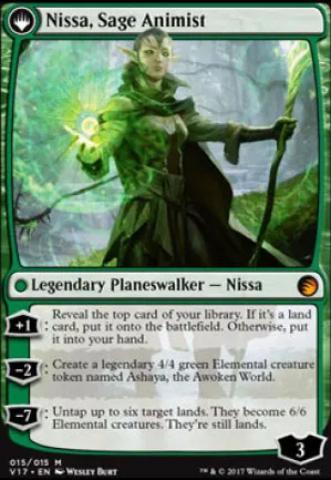 Nissa, voyante de Vastebois // Nissa, sage animiste